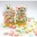 crispy marshmallow soft candy in toy bottle